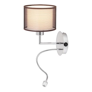 Rabalux - Væglampe E27/60W + LED/1W