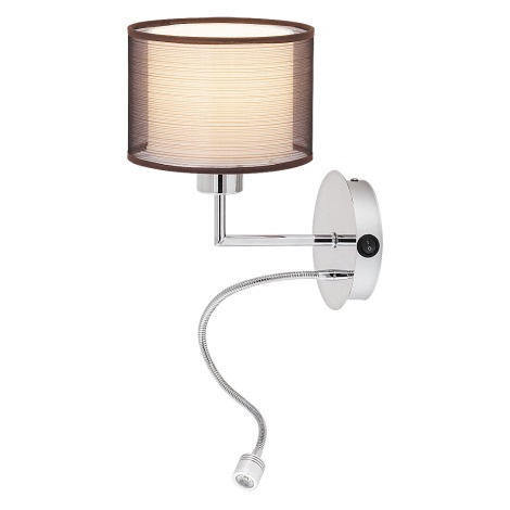 Rabalux - Væglampe E27/60W + LED/1W