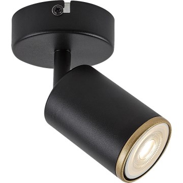 Rabalux - Vægspotlampe 1xGU10/15W/230V sort