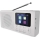 Radio DAB DAB+ FM 3W/5V/4xAA hvid