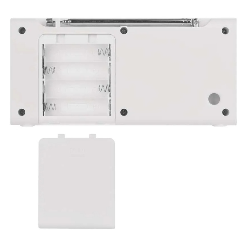 Radio DAB DAB+ FM 3W/5V/4xAA hvid