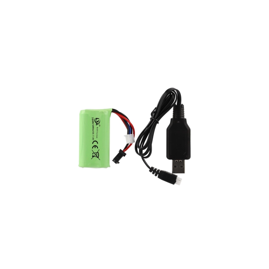 Radiostyret buggy 7,4V/500 mAh lilla