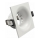 Ramme til indbygningsspot GU10, 8,6 x 8,6 cm, hvid