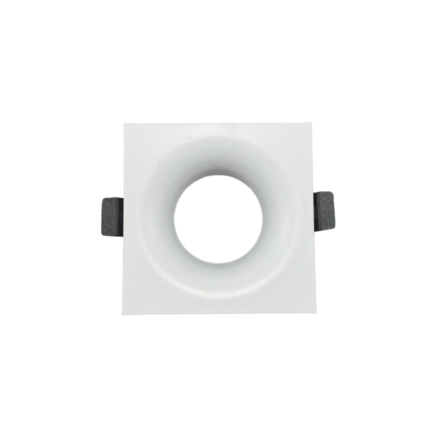 Ramme til indbygningsspot GU10, 8,6 x 8,6 cm, hvid