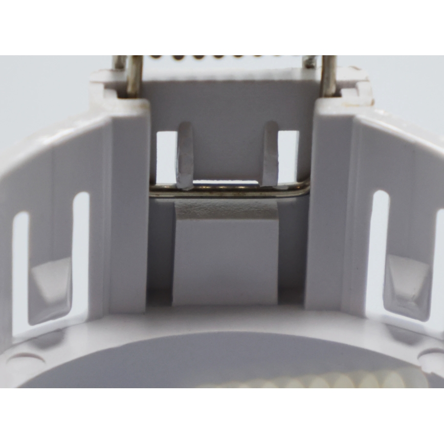 Ramme til indbygningsspot GU10, 8,6 x 8,6 cm, hvid