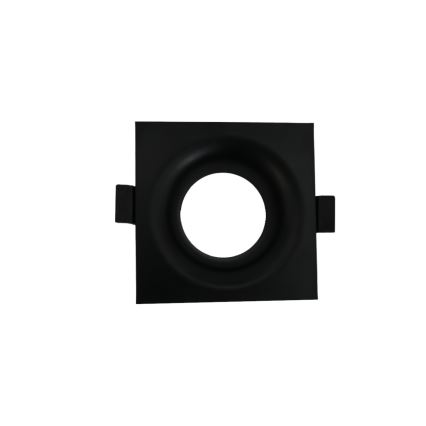 Ramme til indbygningsspot GU10 8,6x8,6 cm, sort