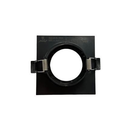 Ramme til indbygningsspot GU10 8,6x8,6 cm, sort