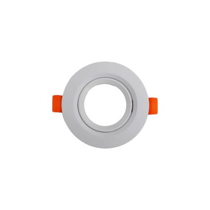 Ramme til indbygningsspot GU10 Ø 9 cm, hvid