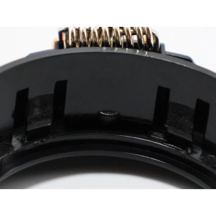 Ramme til indbygningsspot GU10 Ø 9 cm, sort