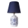RAMZES bordlampe 1xE27/40W/230V blå/hvid