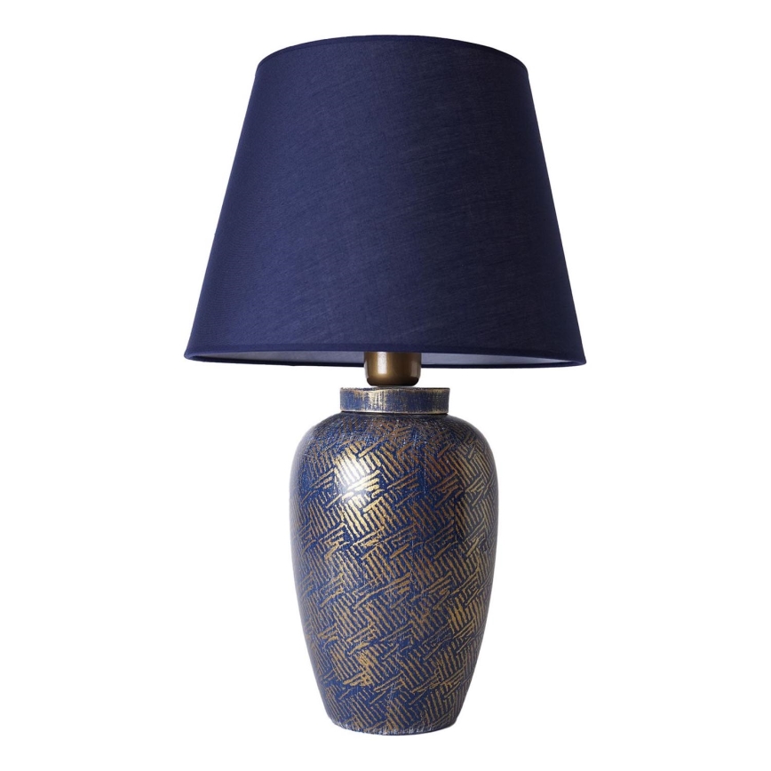 RAMZES Bordlampe 1xE27/40W/230V Blå