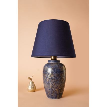 RAMZES Bordlampe 1xE27/40W/230V Blå