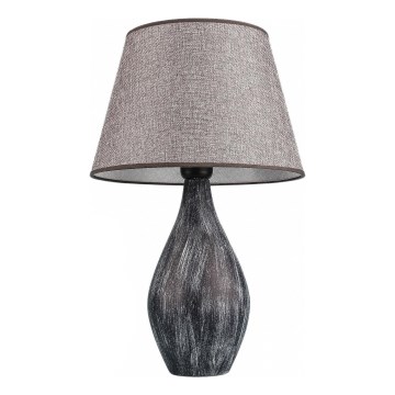 RAMZES bordlampe 1xE27/40W/230V grå