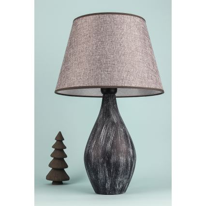 RAMZES bordlampe 1xE27/40W/230V grå