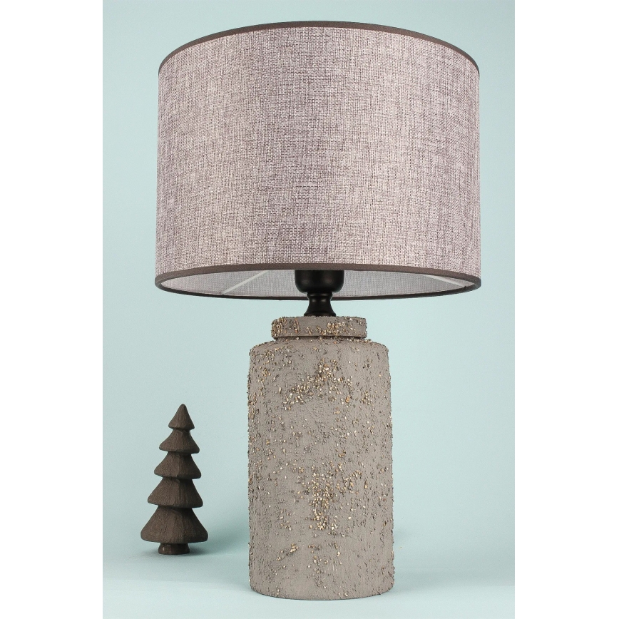 RAMZES bordlampe 1xE27/40W/230V grå