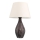 RAMZES Bordlampe 1xE27/40W/230V Hvid/Brun