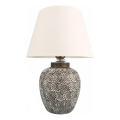 RAMZES bordlampe 1xE27/40W/230V hvid/grå