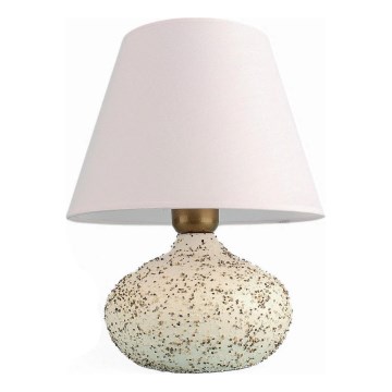 RAMZES bordlampe 1xE27/40W/230V hvid
