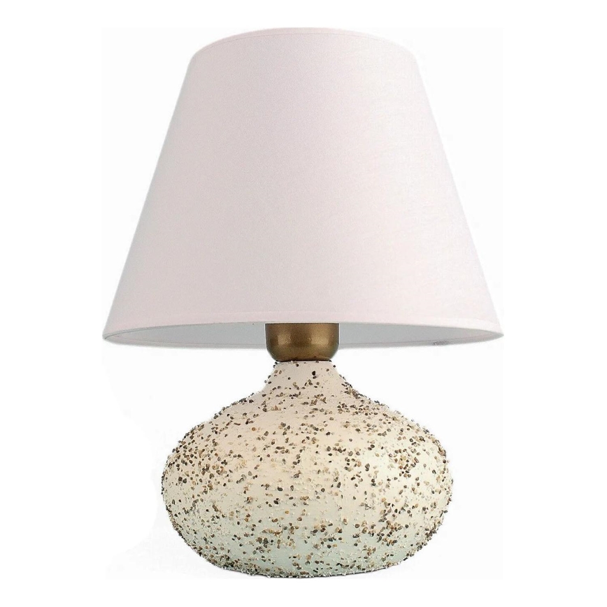 RAMZES bordlampe 1xE27/40W/230V hvid