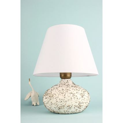 RAMZES bordlampe 1xE27/40W/230V hvid