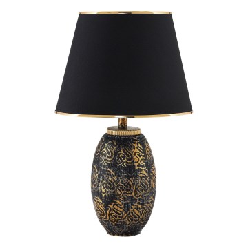 RAMZES bordlampe 1xE27/40W/230V sort/guld