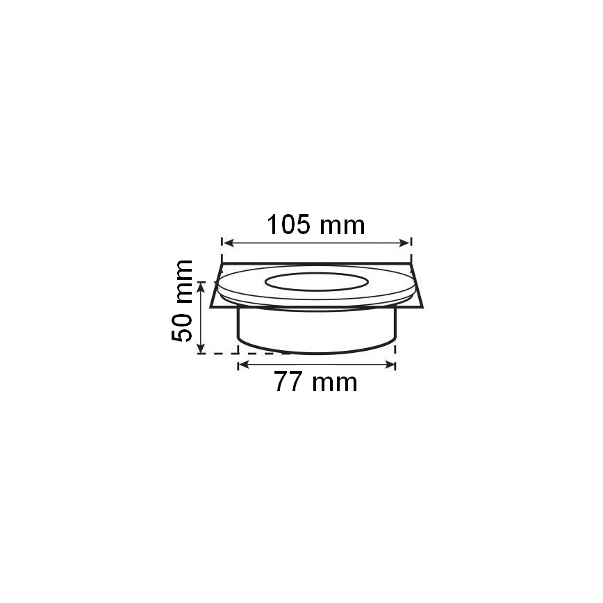 Soldrevet LED indkørselslampe med skumringssensor LED/0,12W/2xAAA IP67 rustfri firkantet
