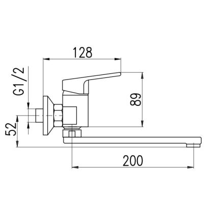 RAV Slezák CO101.5/23Z - Håndvaskarmatur COLORADO cm i skinnende guld