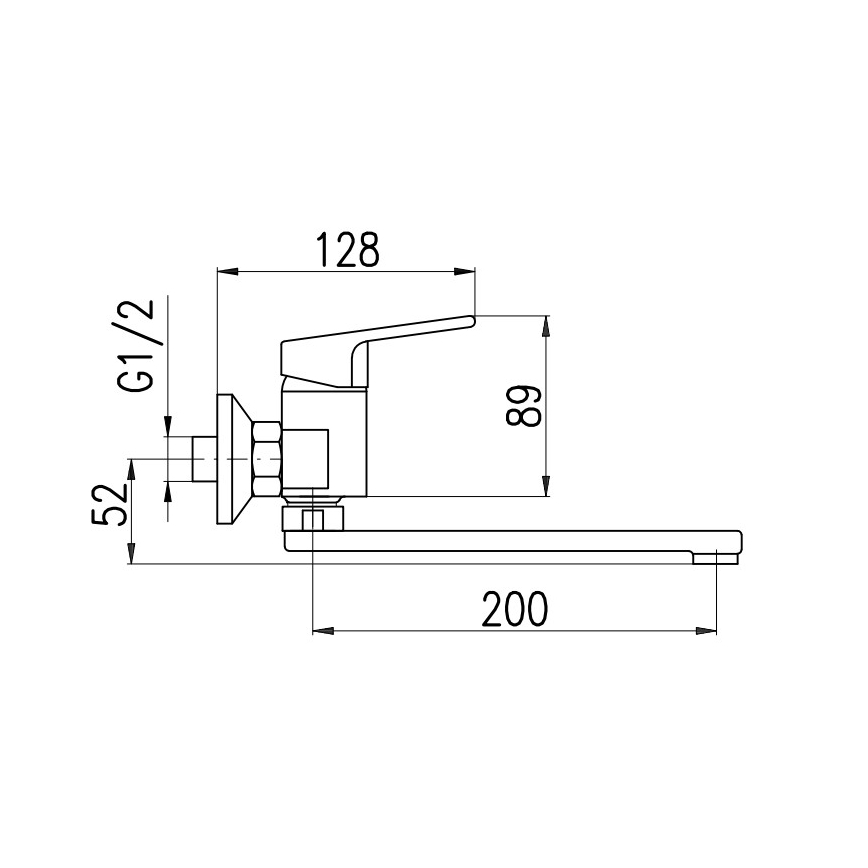RAV Slezák CO101.5/23Z - Håndvaskarmatur COLORADO cm i skinnende guld