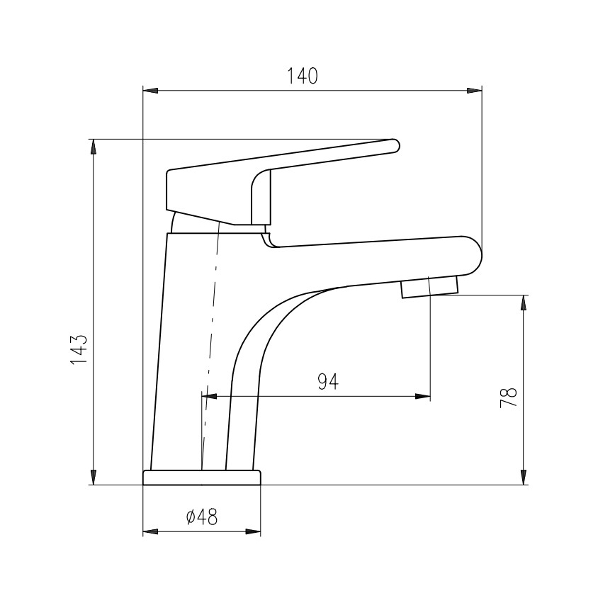 RAV Slezák CO126.0CMATZ - Håndvaskarmatur COLORADO 14,3 cm sort/guld