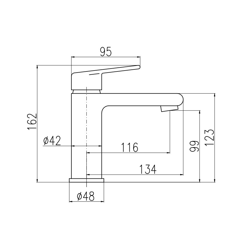 RAV Slezák CO128.0CMATZ - Vaskarmatur COLORADO 16,2 cm sort/guld