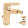 RAV Slezák CO145.0KZ - Bidetarmatur + bundventil COLORADO 14,3 cm, skinnende guld