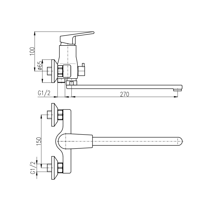 RAV Slezák CO153.5CMATZ - Badekararmatur COLORADO sort/guld
