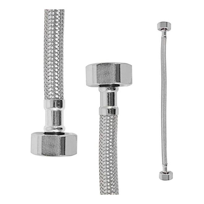 RAV Slezák IF0155.0 - Fleksibel tilslutningsslange FLEXI 10 cm, poleret krom