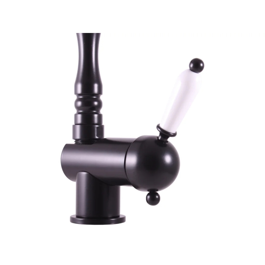 RAV Slezák L508.0/8CMAT - Køkken- og håndvaskarmatur LABE RETRO 25,6 cm mat sort