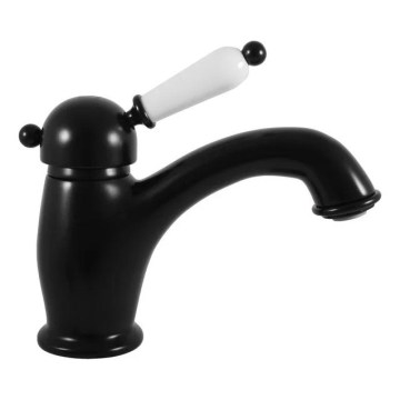 RAV Slezák L526.0CMAT - Håndvaskarmatur LABE RETRO 15,3 cm, mat sort