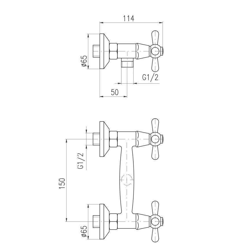 RAV Slezák MK180.5 - MORAVA brusearmatur i blank krom
