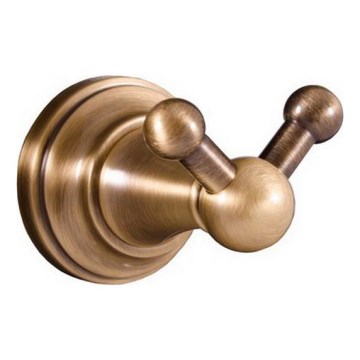 RAV Slezák MKA0102SM - Vægmonteret knage MORAVA RETRO, antik messing