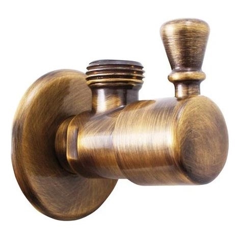 RAV Slezák RV0112SM - Hjørneventil RETRO antik messing