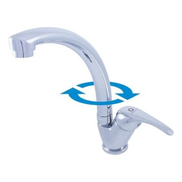 RAV Slezák SA006.0/3 - Køkkenarmatur SAZAVA 26,5 cm, poleret krom