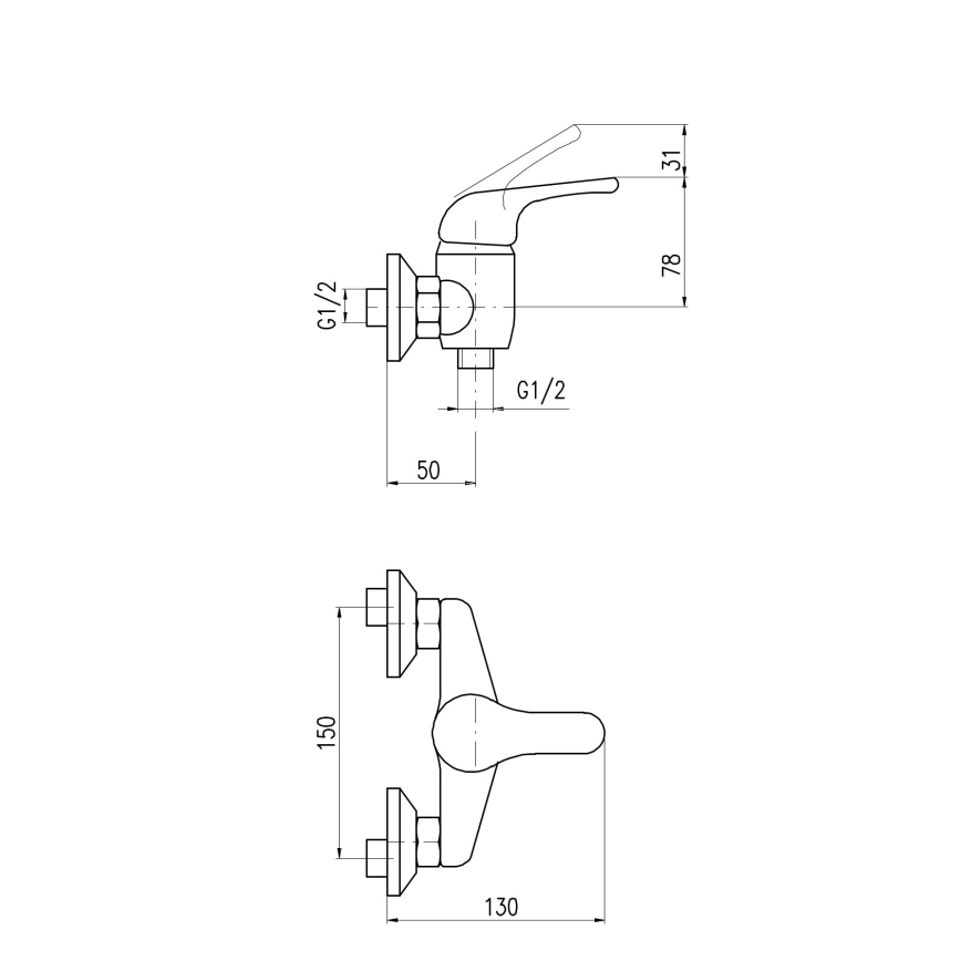RAV Slezák SA080.5 - SAZAVA brusearmatur i blank krom