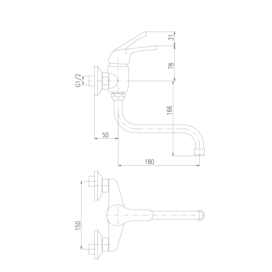 RAV Slezák SAJ001.5/21 - Håndvaskbatteri JUNIOR rød/blå/gul