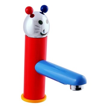 RAV Slezák SE326.0 - Håndvaskarmatur JUNIOR 18,2 cm rød/blå