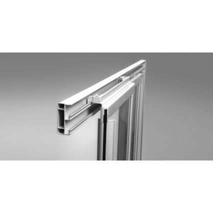 Ravak 00V701R211 - Tredelt brusedør SUPERNOVA 90x198 cm hvid