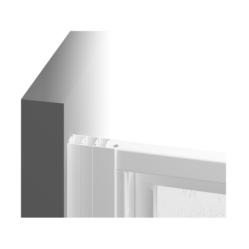 Ravak 00VG01R211 - SUPERNOVA 3-delt brusedør 120x198 cm hvid