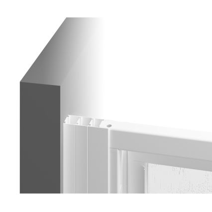 Ravak 15V701R2Z1 - Brusekabine SUPERNOVA 90x198 cm hvid