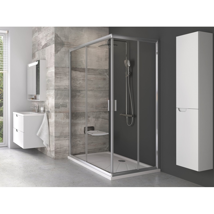 Ravak B8F0000060 - Foldbart brusesæde OVO sort