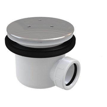 Ravak X01309 - Sifon til brusekar, Ø 11,6 cm, poleret krom