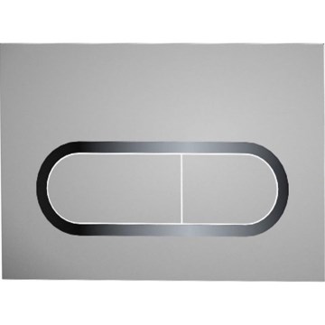 Ravak X01454 - Skylleknap CHROME 24,7x16,5 cm mat krom