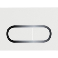 Ravak X01455 - Skylleknap CHROME 24,7x16,5 cm hvid