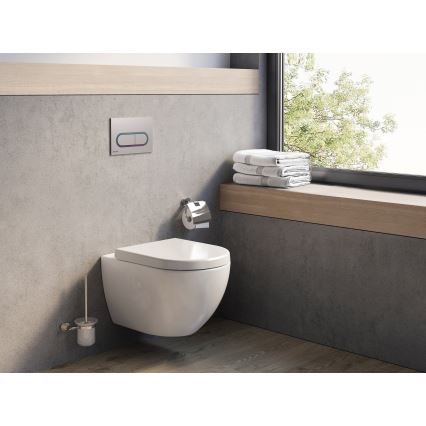 Ravak X01516 - Vægmonteret toilet UNI CHROME keramik/hvid